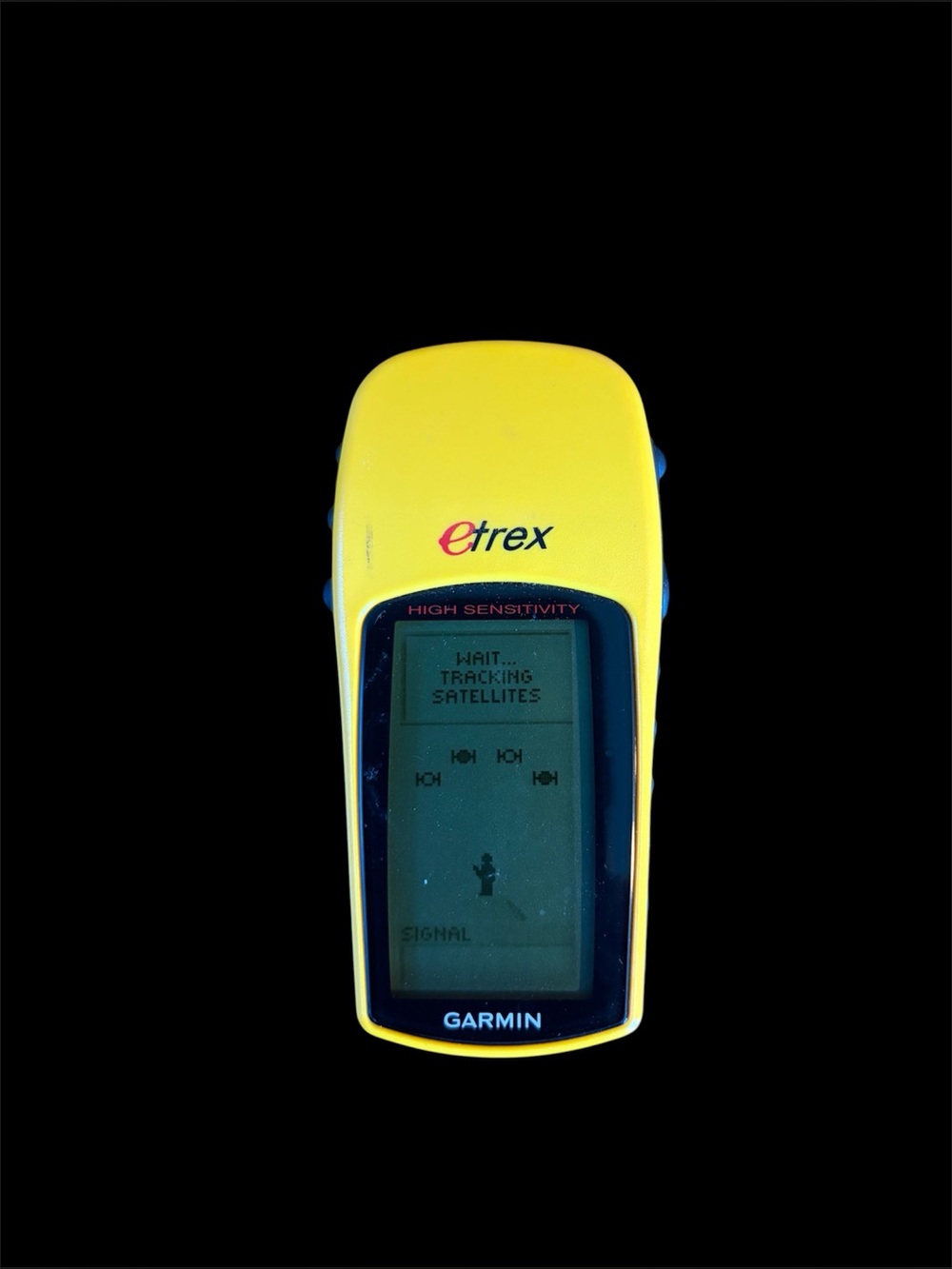Garmin eTrex H Handheld GPS Receiver HikingCamping Portable Outdoor Yellow WORKS